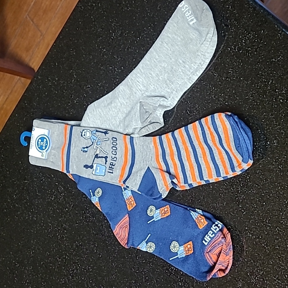 Life Is Good Crew Socks